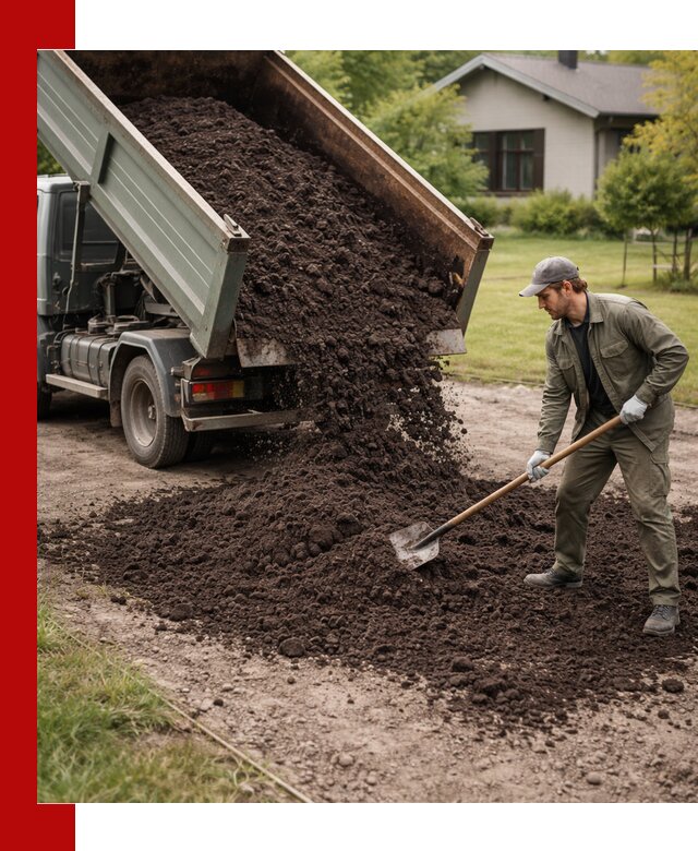 Чернозем для газона с доставкой в Тынде быстро и качественно