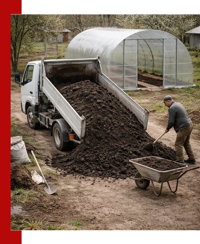 Чернозем для теплицы с доставкой в Тынде