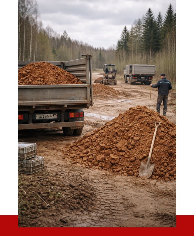 Глина и суглинки в Тынде от 4625 р. за куб | ПРОНЕРУДТнд