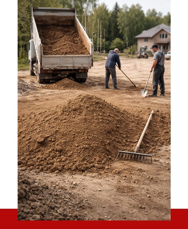 Суглинок для планировки в Тынде с доставкой от 4316 р. | ПРОНЕРУДТнд
