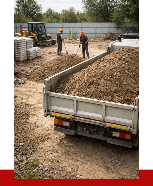 Супесь с доставкой в Тынде от 2518 р. за куб | ПРОНЕРУДТнд