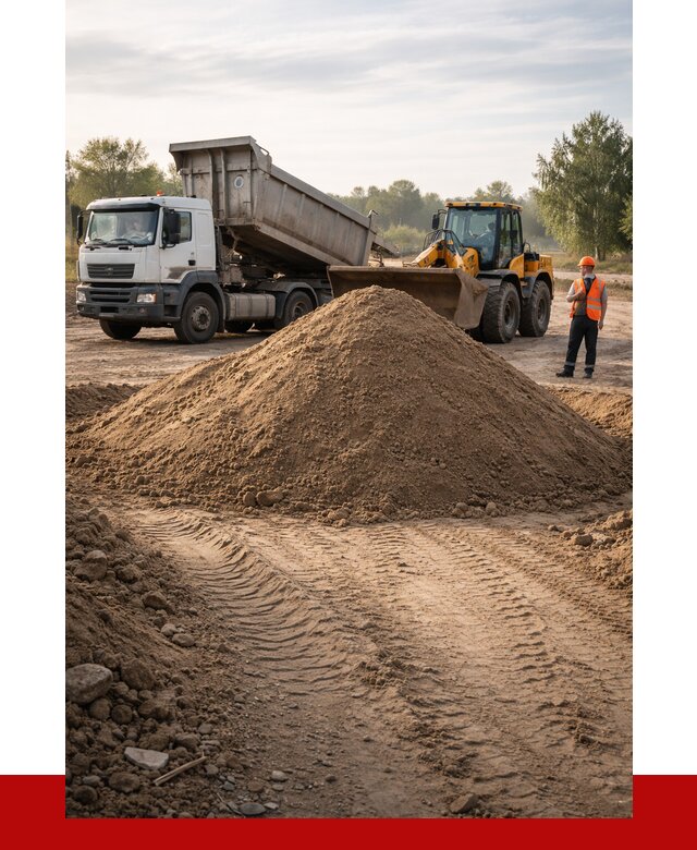 Купить песчаный грунт с доставкой в Тынде от 4316 р. | ПРОНЕРУДТнд