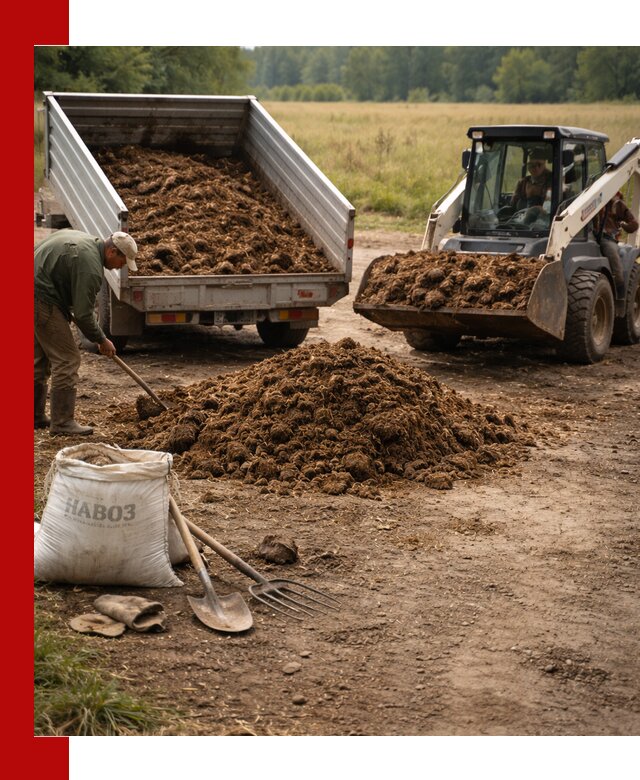 Доставка конского навоза в Тынде с разгрузкой и доставкой на объект