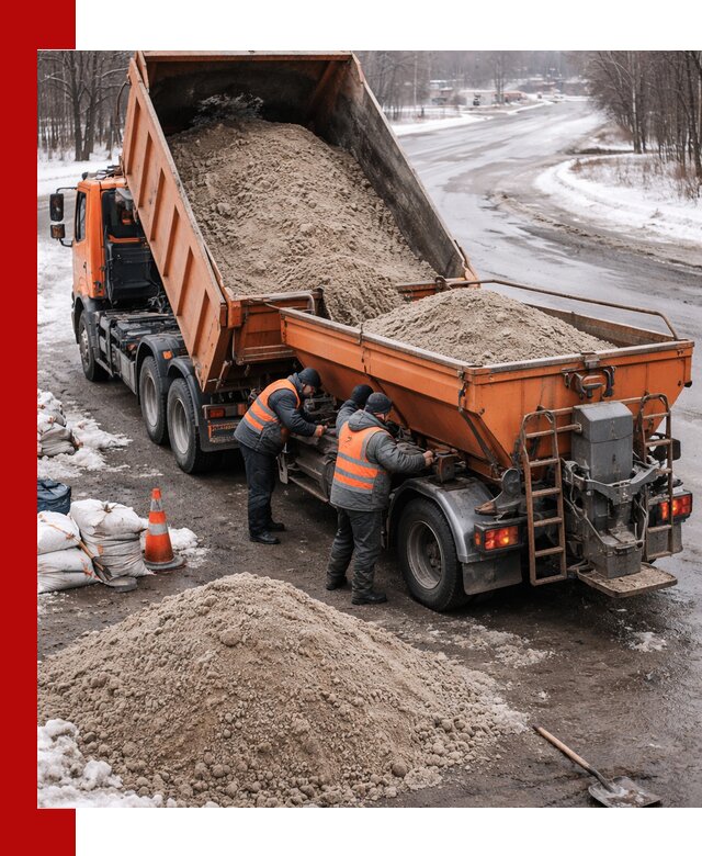 Поставка и вывоз пескосоля в Тынде оптом и в розницу
