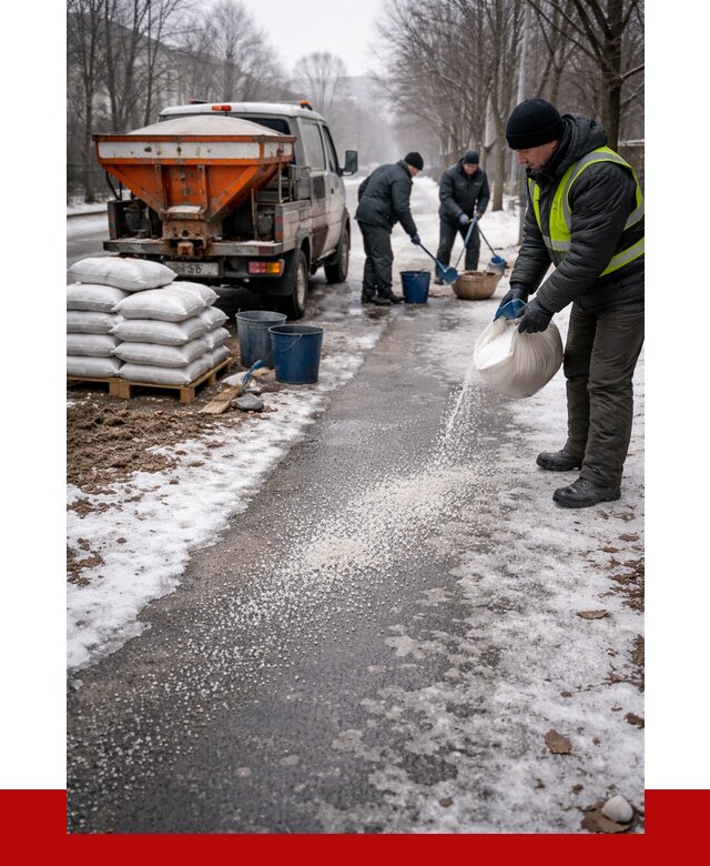 Реагент против гололеда в Тынде с доставкой от 4625 р. | ПРОНЕРУДТнд