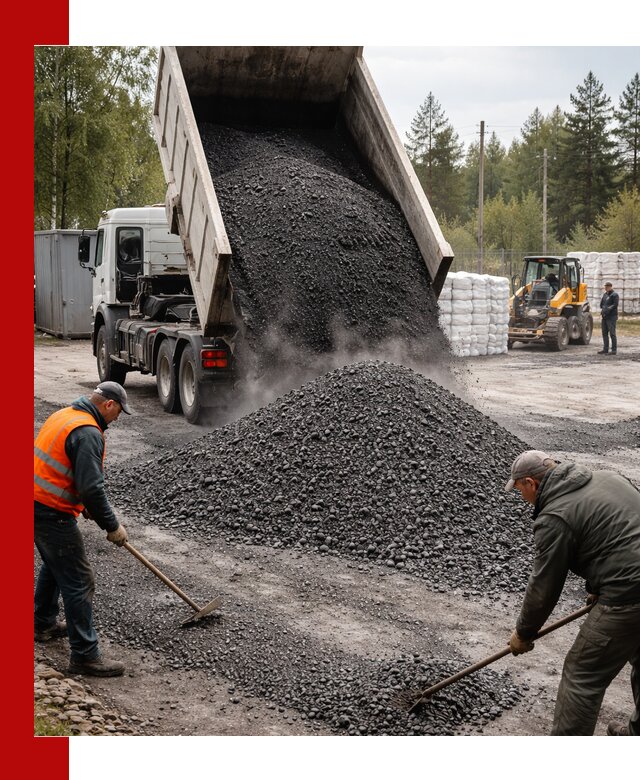 Доставка и продажа асфальтного гранулята в Тынде