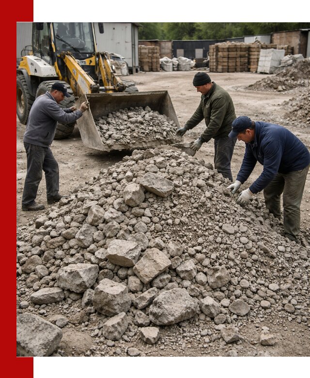 Демонтаж и вывоз бой бетона в Тынде