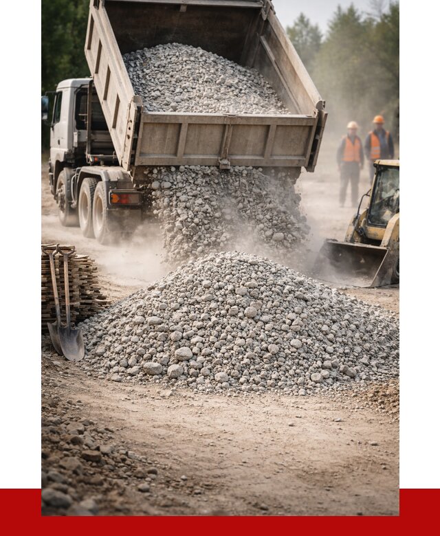 Купить дробленый бетон в Тынде от 1747 р./куб | ПРОНЕРУДТнд