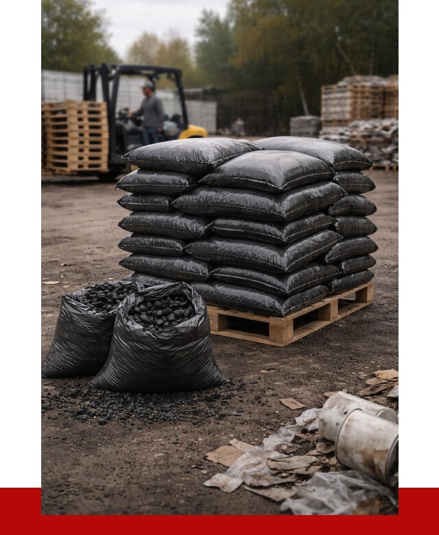 Купить уголь в мешках с доставкой в Тынде от 7708 р. | ПРОНЕРУДТнд
