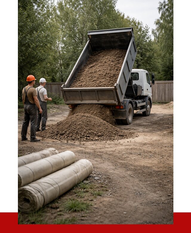 Доставка сыпучих материалов самосвалом в Тынду от 4316 р. | ПРОНЕРУДТнд