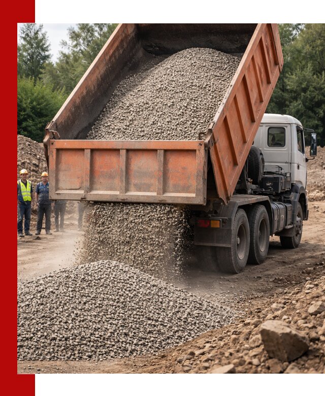 Доставка сыпучих материалов самосвалом в Тынде быстро и надежно