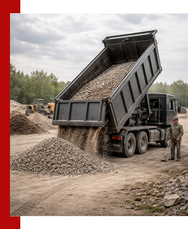 Доставка самосвалом 30 м3 по выгодным ценам в Тынде