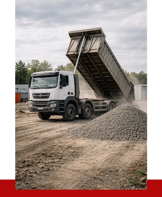 Доставка самосвалом 40 кубов в Тынде от 9249 р. | ПРОНЕРУДТнд