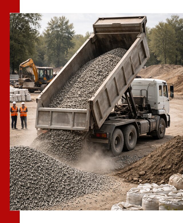 Аренда самосвала в Тынде для доставки сыпучих и нерудных материалов