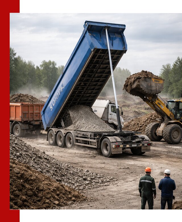 Аренда тонар 40 тонн в Тынде с доставкой материалов