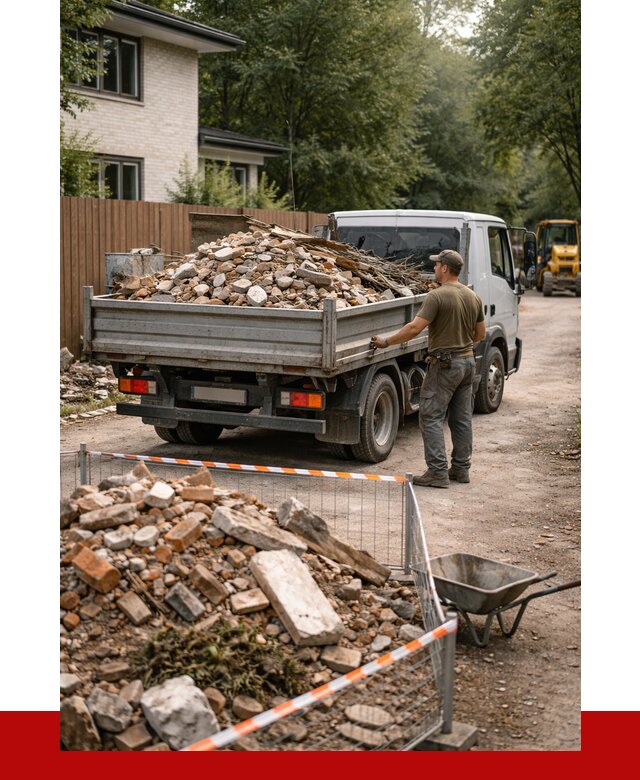 Вывоз строительного мусора с погрузкой в Тынде от 7708 р | ПРОНЕРУДТнд