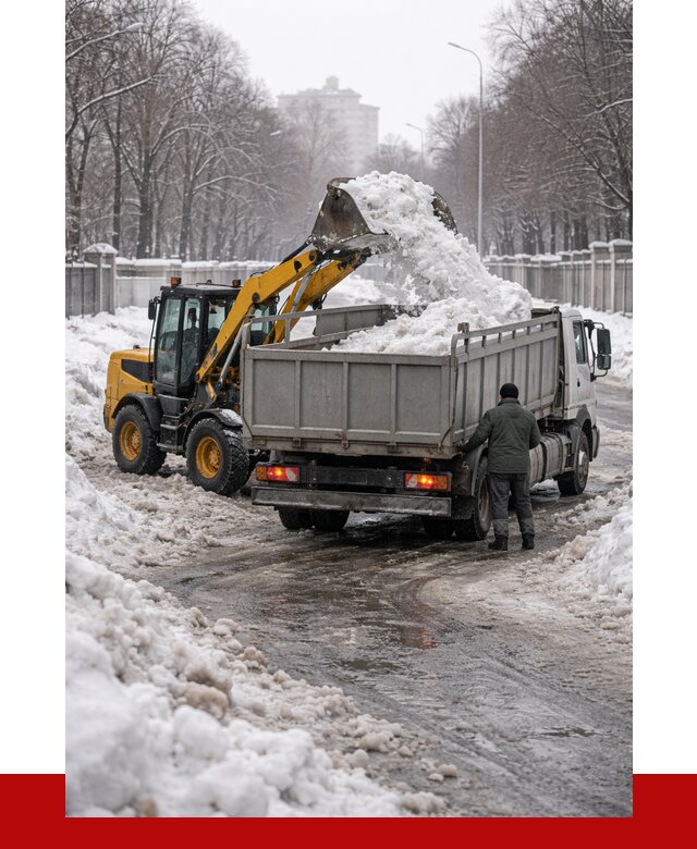 Вывоз снега с погрузкой в Тынде от 3597 р. ПРОНЕРУДТнд