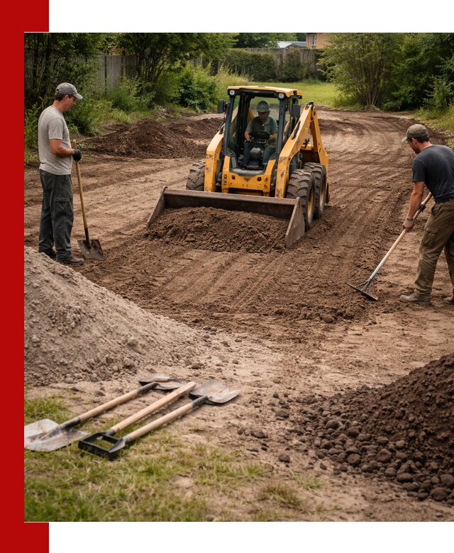 Планировка участка грунтом с вывозом и доставкой в Тынде