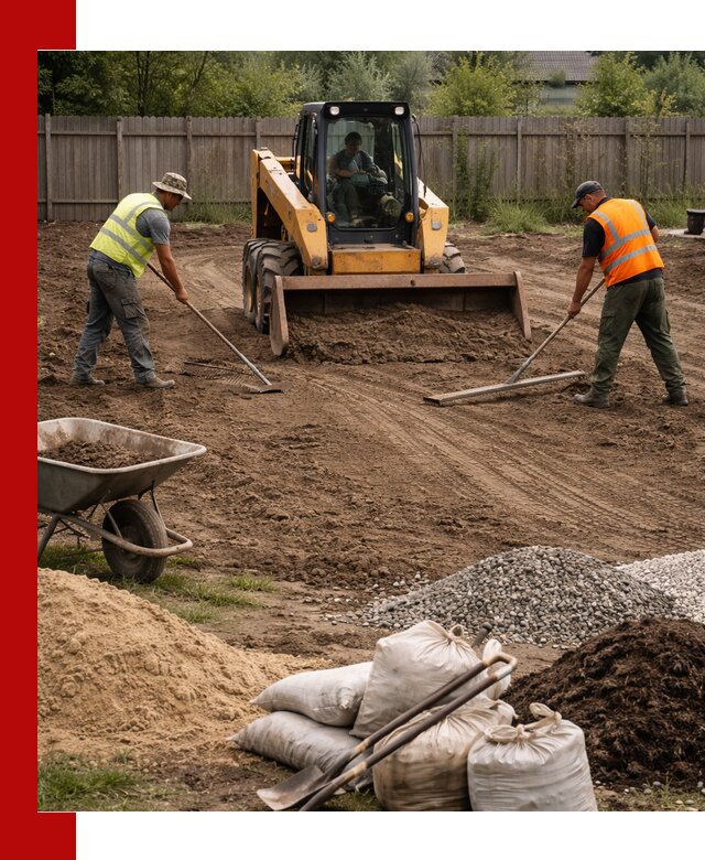 Выравнивание участка под строительство и благоустройство в Тынде